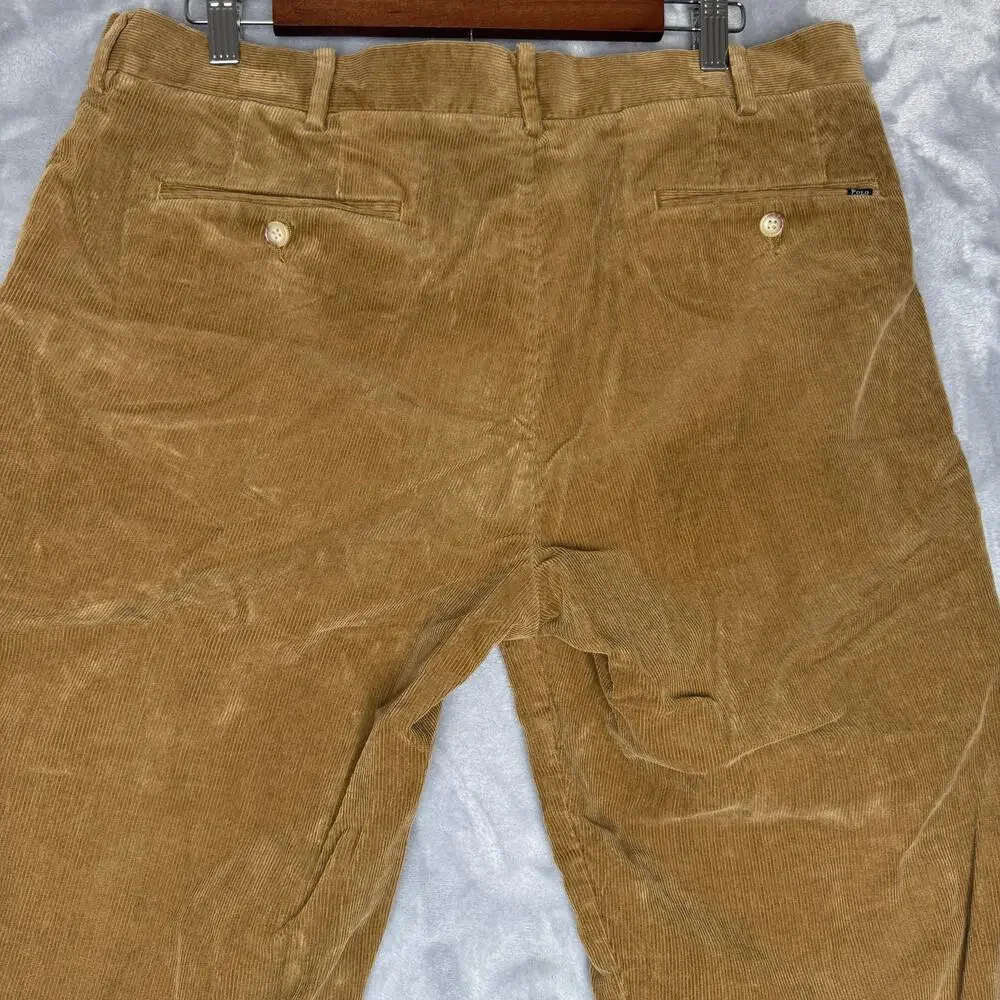 Polo Ralph Lauren Stretch Classic Fit Tan Corduroy‎ Pants Mens 36x32